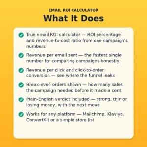 Email ROI Calculator