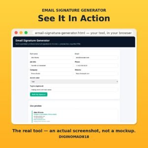 Email Signature Generator