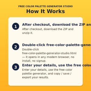 Free Color Palette Generator Studio