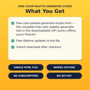 Free Color Palette Generator Studio