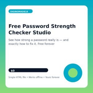 Free Password Strength Checker Studio
