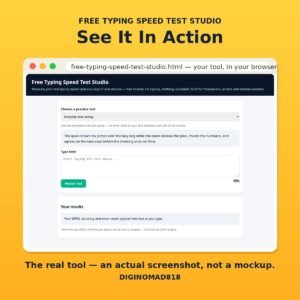 Free Typing Speed Test Studio