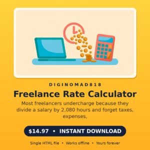 Freelance Rate Calculator — Turn Your Target Salary Into an Hourly Rate That Works