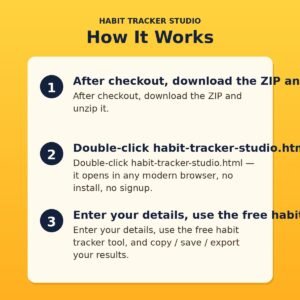 Habit Tracker Studio