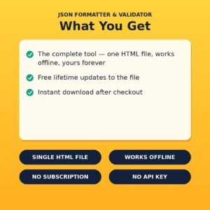 JSON Formatter & Validator