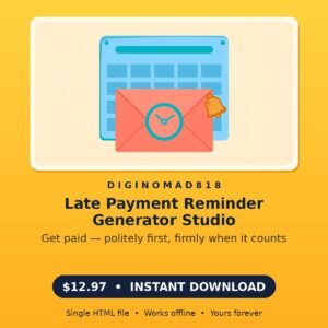 Late Payment Reminder Generator Studio