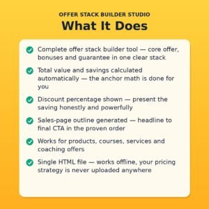 Offer Stack Builder Studio