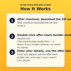Offer Stack Builder Studio