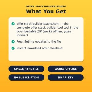 Offer Stack Builder Studio