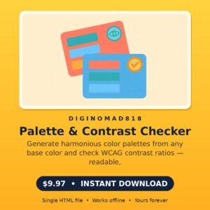 Palette & Contrast Checker