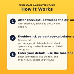 Percentage Calculator Studio