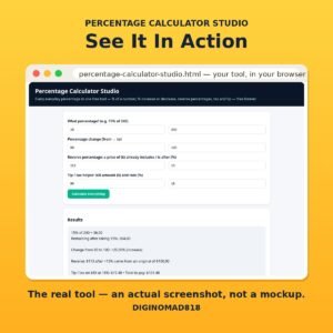 Percentage Calculator Studio