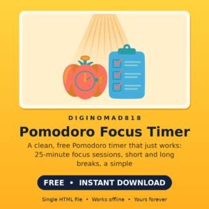 Pomodoro Focus Timer — Free Focus Timer with Task List & Daily Tracking