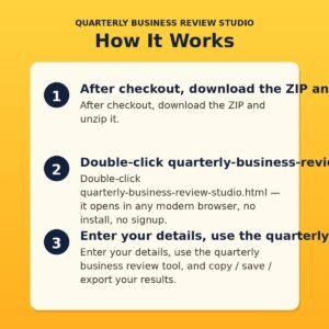 Quarterly Business Review Studio