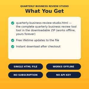 Quarterly Business Review Studio