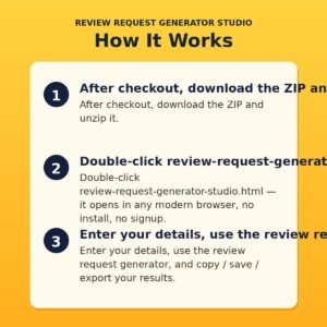 Review Request Generator Studio