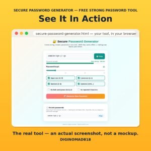 Secure Password Generator — Free Strong Password Tool