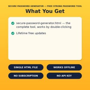 Secure Password Generator — Free Strong Password Tool