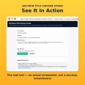 SEO Meta Title Checker Studio