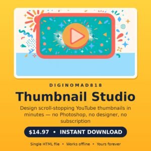 Thumbnail Studio — YouTube Thumbnail Maker