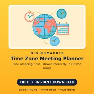 Time Zone Meeting Planner